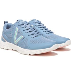 Vionic Miles Ii Women's Sneaker Shoes Orthotic Arch Support Blue Shadow Size 7